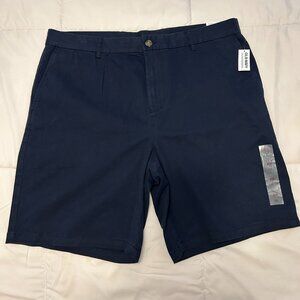 Men's Old Navy Slim Built-In Flex Rotation Chino Shorts SIZE 40 Navy NEW